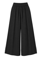 Hose JENNA - Culotte mit Faltenwurf aus Kaschmirflanell