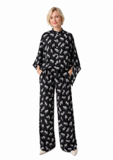 Bluse LIVIA - Bluse mit Pferdeprint