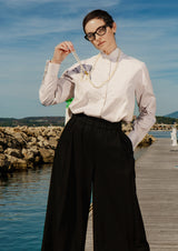 Bluse STAR - Elegante Bluse aus Seide/-Baumwolle