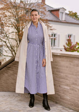 ETHEL - Hemdblusenkleid aus Baumwolle