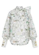 MATHILDA - Bluse mit Schleife