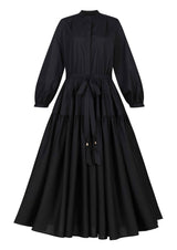 TESS - Midikleid aus Baumwollmusselin