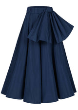 THEA BOW Marine - Midirock mit abnehmbaren Schleife